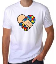 Camiseta Autismo Mãos Dadas Autista