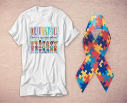 Camiseta Autismo Tea Transtorno Espectro Autista Te Amo