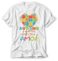 Camiseta autista apenas uma maneira diferente de ver o mundo