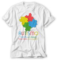 Camiseta autista apenas uma maneira diferente de ver o mundo