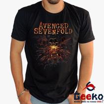 Camiseta Avenged Sevenfold 100% Algodão A7X Rock Geeko