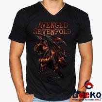 Camiseta Avenged Sevenfold 100% Algodão A7X Rock Geeko