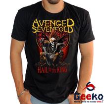 Camiseta Avenged Sevenfold 100% Algodão Hail to The King Geeko