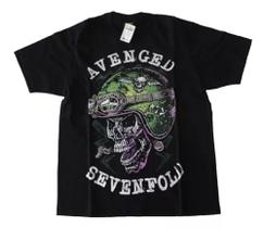 Camiseta Avenged Sevenfold A7x Blusa Adulto Banda de Rock E928 BM - Bandas