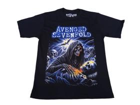 Camiseta Avenged Sevenfold A7X Blusa Banda de Rock MRA7X