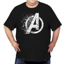 Camiseta Avengers Vingadores Grand Plus Size Capitão América - king of Geek