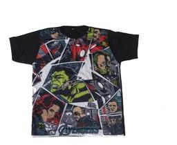 Camiseta Avengers Vingadores Marvel Blusa Adulto Unissex H097 BM