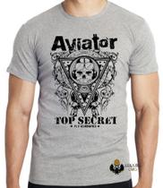 Camiseta Aviator Top Secret Blusa criança infantil juvenil adulto camisa tamanhos