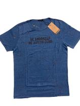 Camiseta Azul Be Your Self Be Austin Club Long Fit G