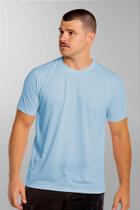 Camiseta Azul Claro 100% Poliéster - Conforto e Estilo