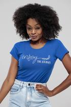 Camiseta - Azul Estampada Camiseta - Azul Estampada