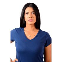 Camiseta azul feminina P Camiseta azul feminina P