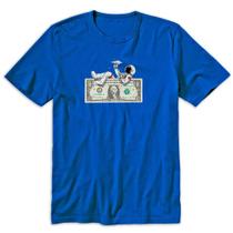 Camiseta Azul G Dólar Astronauta Camiseta Azul G Dólar Astronauta