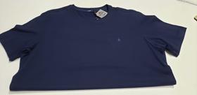 Camiseta Azul Marinho Gola O Camiseta Azul Marinho Gola O