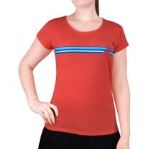 Camiseta Babolat Exercise Stripes Tee Vermelha