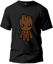 Camiseta Baby Groot Básica Malha Algodão 30.1 Masculina e Feminina Manga Curta