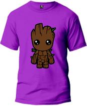 Camiseta Baby Groot Básica Malha Algodão 30.1 Masculina e Feminina Manga Curta