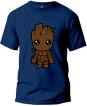 Camiseta Baby Groot Masculina Básica Fio 30.1 100% Algodão Manga Curta Premium