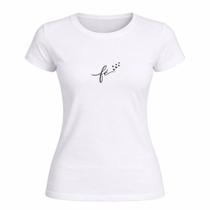 Camiseta Baby Look 100% Algodão Católica Estampa em DTF EI-2629 Camiseta Baby Look 100% Algodão Católica Estampa em DTF EI-2629