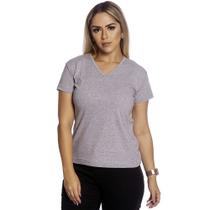 Camiseta Baby Look 100% Algodão Lisa Feminina TM005-V1