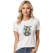 Camiseta Baby Look Abelha astronauta