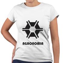 Camiseta Baby Look Agronomia Profissão