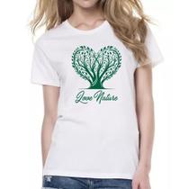 Camiseta Baby Look Amo a natureza