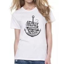 Camiseta Baby Look Anchor your self