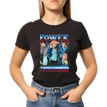 Camiseta Baby Look Anime Chainsaw Man Power Exclusiva Camiseta Baby Look Anime Chainsaw Man Power Exclusiva