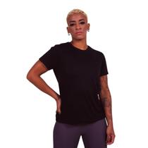 Camiseta Baby Look Básica Feminina TRV Algodão Manga Curta