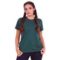 Camiseta Baby Look Básica Feminina TRV Algodão Manga Curta