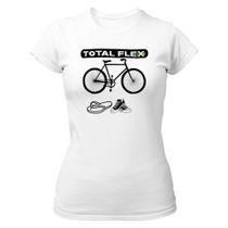 Camiseta Baby Look Bicicleta Total Flex