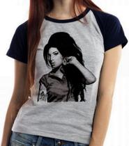 Camiseta Baby Look Blusa Feminina Amy Winehouse rock