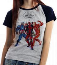 Camiseta Baby Look Blusa Feminina Think about Martha Camiseta Baby Look Blusa Feminina Think about Martha