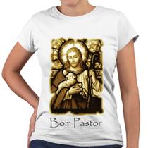 Camiseta Baby Look Bom Pastor Religiosa