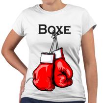 Camiseta Baby Look Boxe Luta Combate Artes Marciais