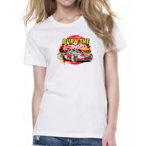 Camiseta Baby Look Burn the street