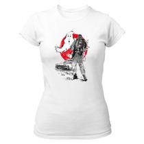 Camiseta Baby Look Caça Fantasmas Ghostbusters Team