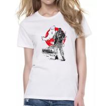 Camiseta Baby Look Caca Fantasmas Ghostbusters Winston