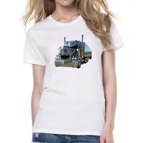 Camiseta Baby Look Caminhão monstro