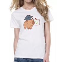 Camiseta Baby Look Capivara Formando