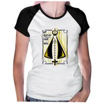 Camiseta Baby look católica Santa Nossa Senhora de Aparecida Camiseta Baby look católica Santa Nossa Senhora de Aparecida