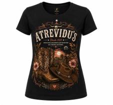 Camiseta Baby Look Country Feminina Atrevidu's Rodeio Camiseta Baby Look Country Feminina Atrevidu's Rodeio