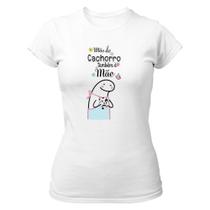 Camiseta Baby Look Dia das mães Flork mãe de cachorro Camiseta Baby Look Dia das mães Flork mãe de cachorro