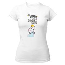 Camiseta Baby Look Dia das mães Flork não usa coroa