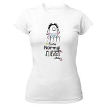 Camiseta Baby Look Dias das mãe Flork normal a quatro filho atras Camiseta Baby Look Dias das mãe Flork normal a quatro filho atras