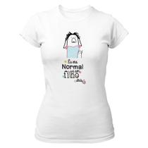 Camiseta Baby Look Dias das mãe Flork normal a um filho atras