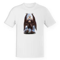Camiseta Baby Look Divertida Criatura Mitológica Harpia 03