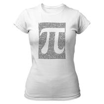 Camiseta Baby Look Divertida Matematica PI dizima periódica