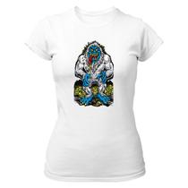 Camiseta Baby Look Divertida Snow Yeti